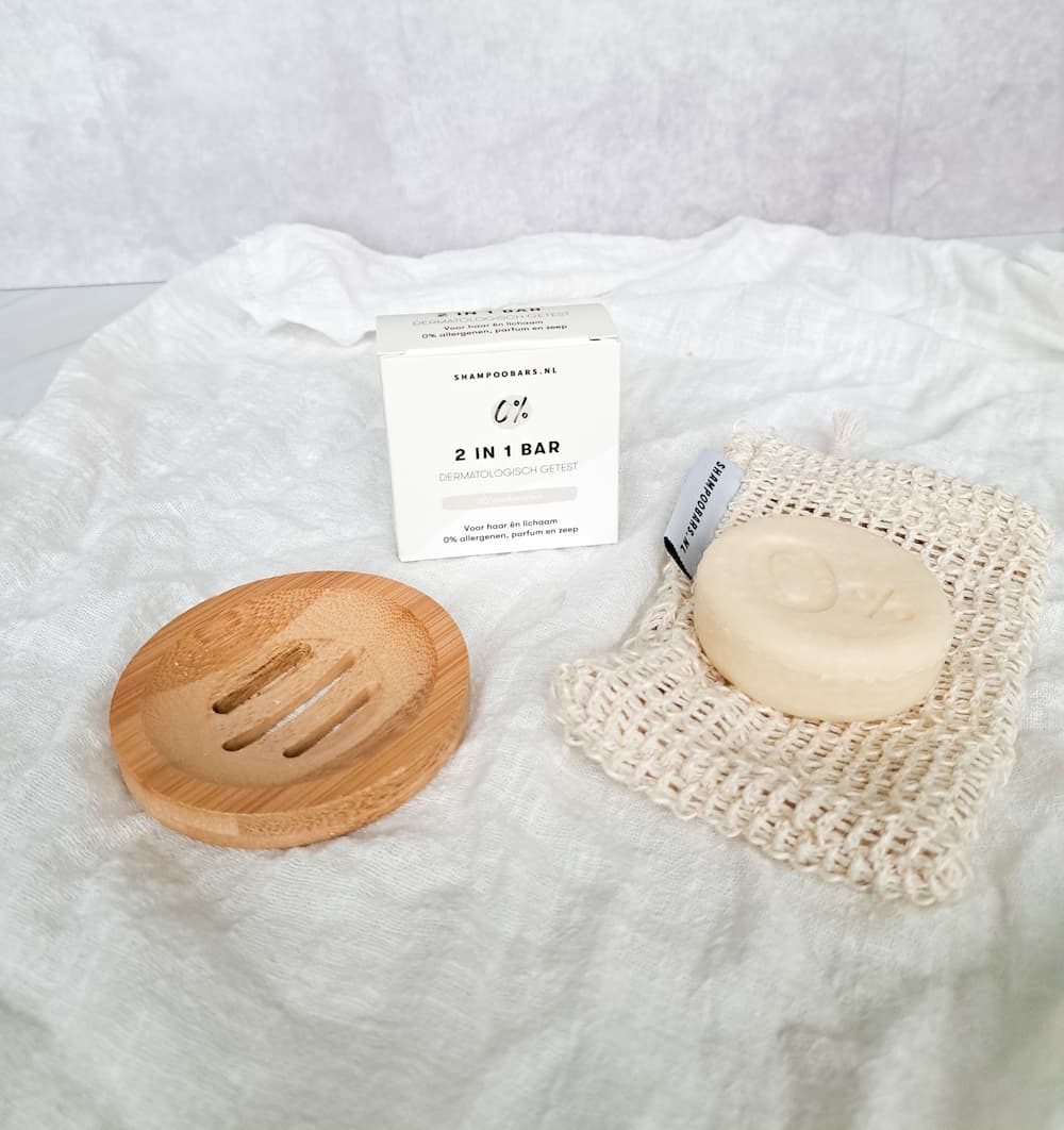 Shampoo bar en body bar 0%