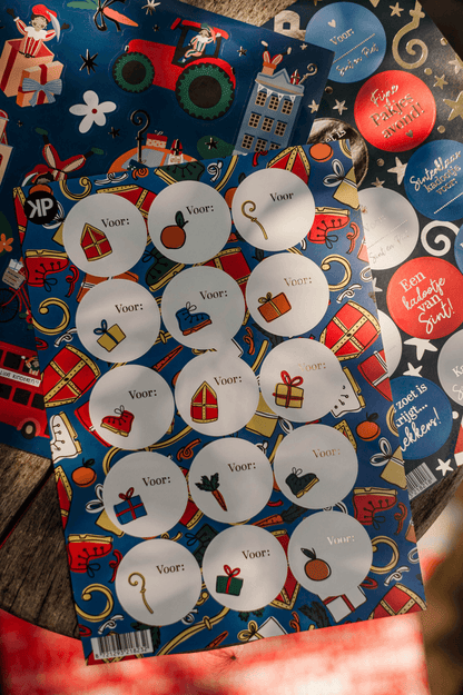 Sinterklaaspret stickervel