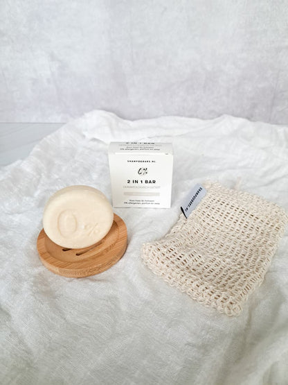 Shampoo bar en body bar 0%
