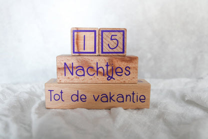 Aftelblokken voor de feestdagen