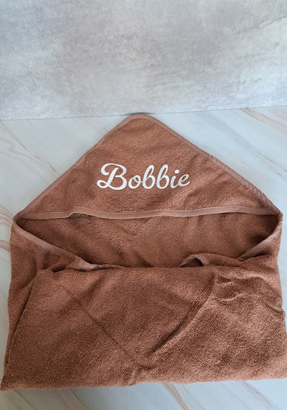 Badcape met naam