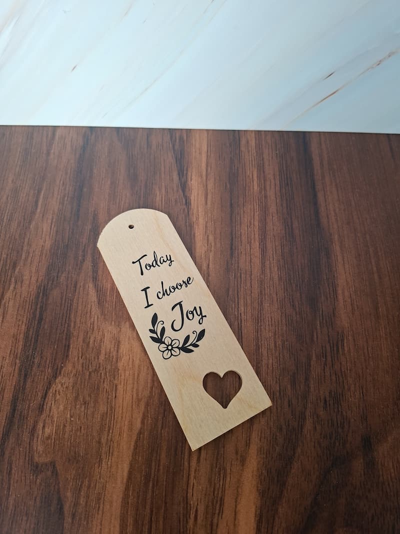 Houten boekenlegger