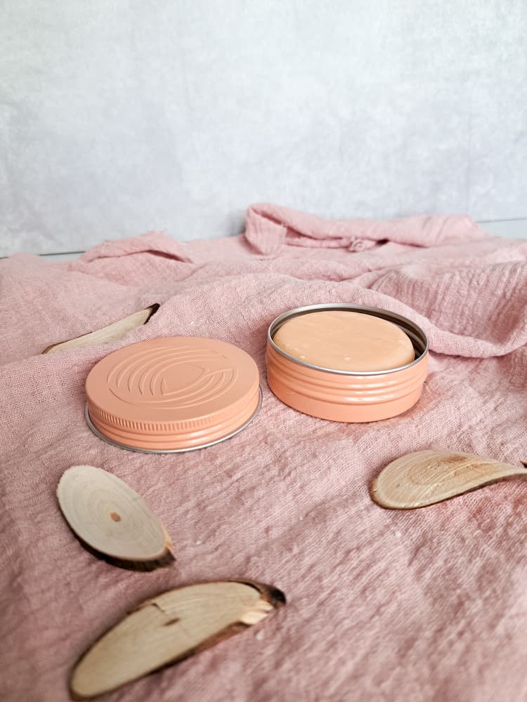 Reisblikje voor shampoo bar