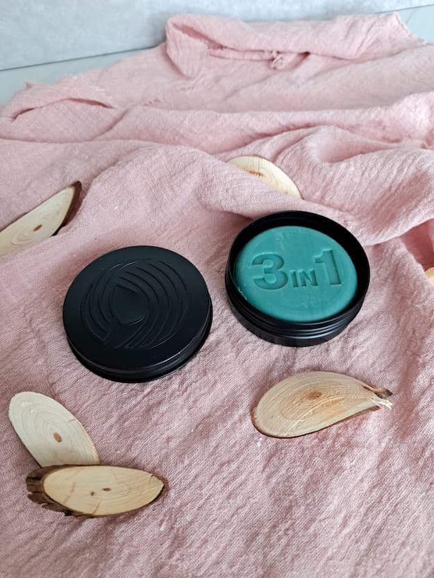 Reisblikje voor shampoo bar