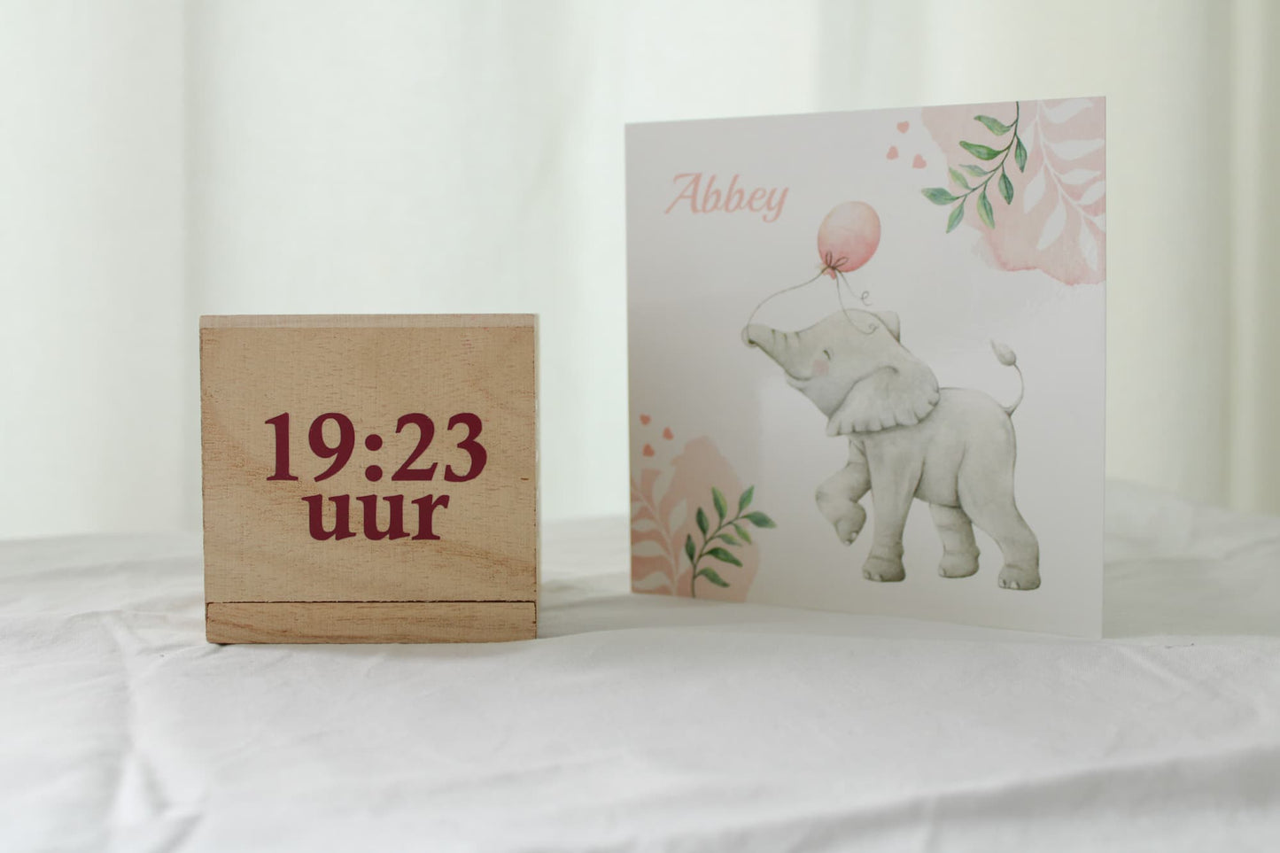 Spaarpot met naam kubus